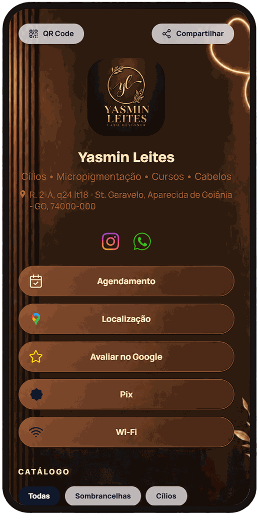 Bio site de Yasmin Leites